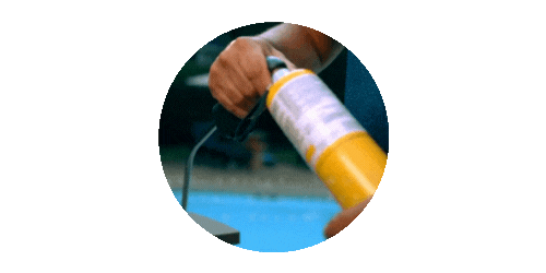 Small gif of man attaching propane tank to rocketfire