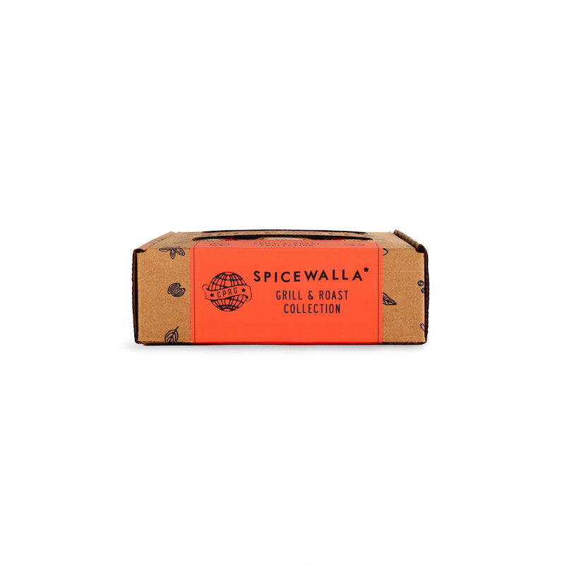 Spicewalla grill and roast collection packaging on a white background