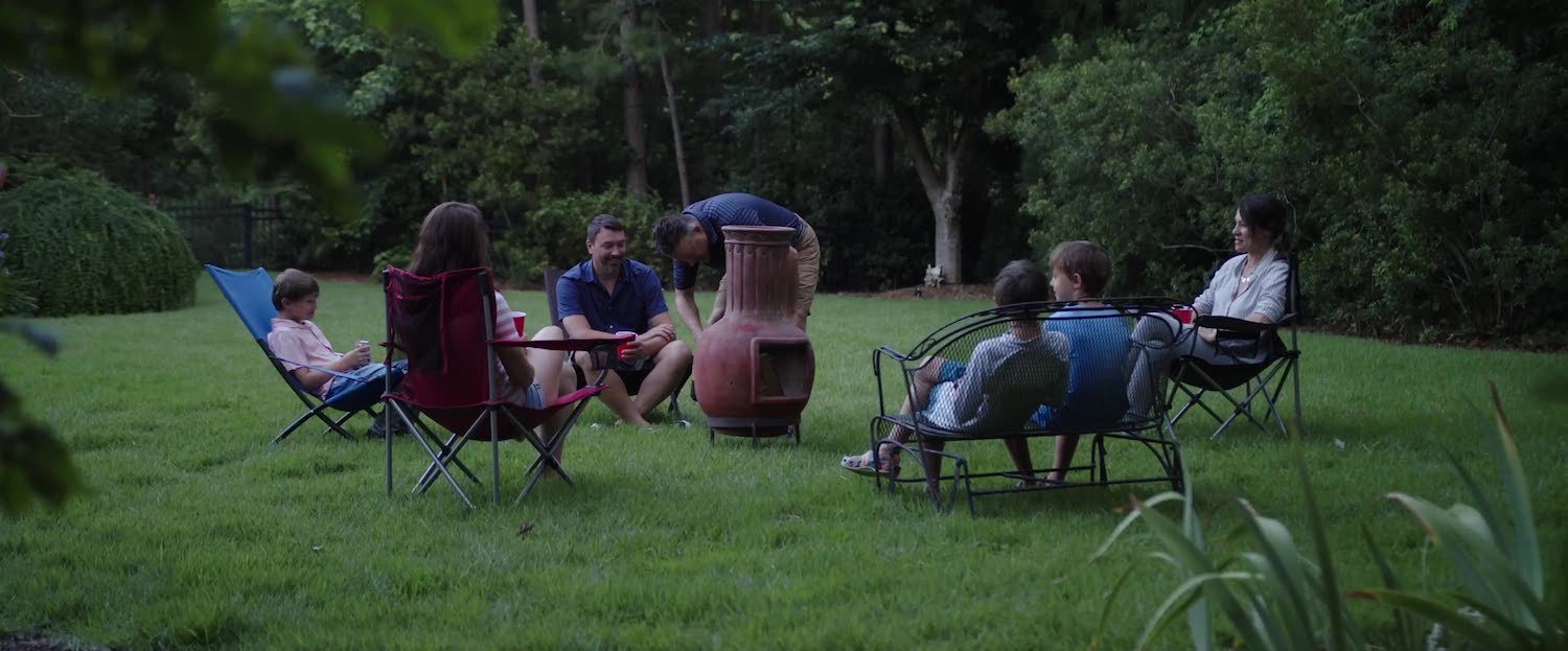 Main Video - Friends Family Gathering Around Fire Pit