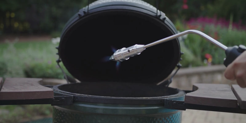 RocketFire Torch Banner - Grilling on Charcoal Egg